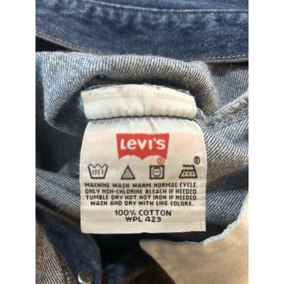 Vintage Levi's 501 Men Size 36 X 34 Button Fly Medium Blue Jeans Made in USA EUC - Picture 4 of 10